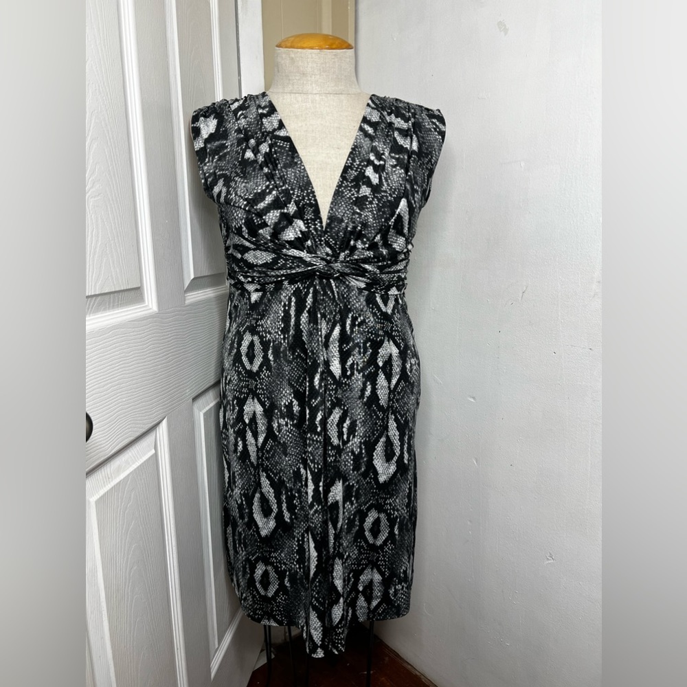 JFW Dress For Women 1X Pre Owned In Excellent Condition Snake Skin Sleeveless